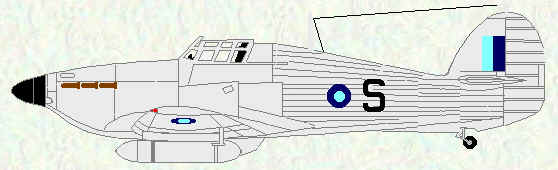 Hurricane IV of No 42 Squadron (1945)