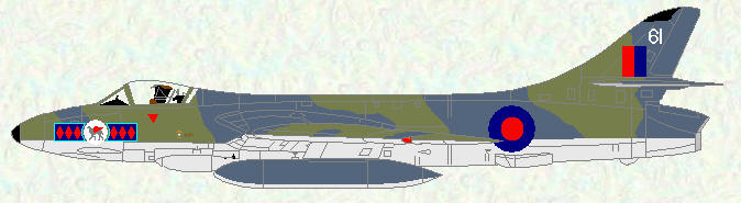 Hunter FGA Mk 9 of No 45 Squadron