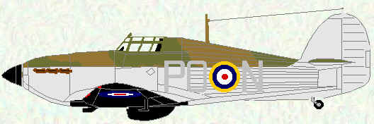 Hurricane I of No 46 Squadron (Noewgian Campaign - 1940)