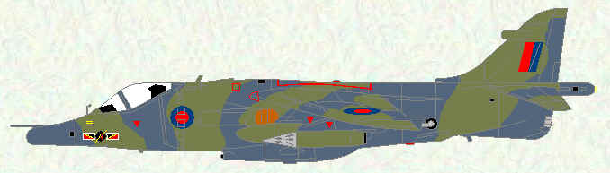 Harrier GR Mk 3 of No 4 Squadron