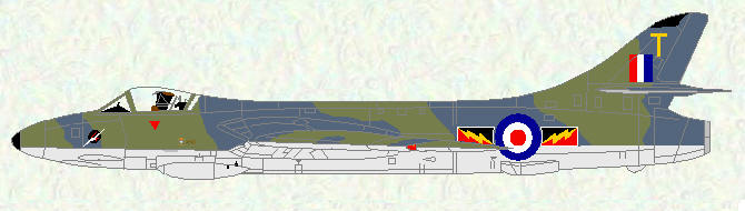 Hunter F Mk 4 of No 4 Squadron