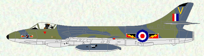 Hunter F Mk 6 of No 4 Squadron