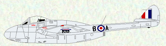 Vampire FB Mk 4 of No 4 Squadron