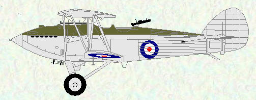 Hawker Hart of No 501 Squadron