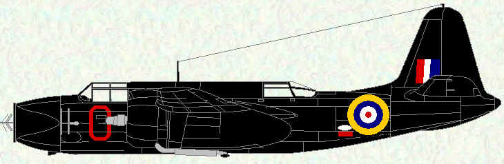 Havoc I (Turbinlite) of No 532 Squadron