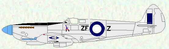 Spitfire VIII of No 549 Squadron