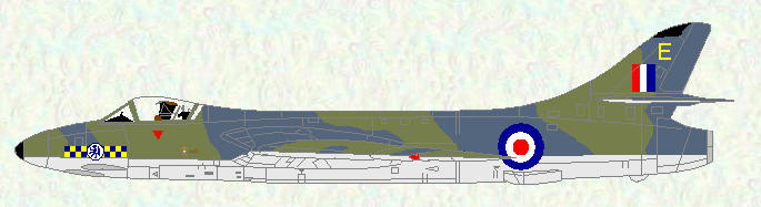 Hunter F Mk 4 of No 54 Squadron