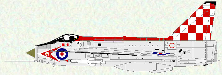 Lightning F Mk 3 of No 56 Squadron