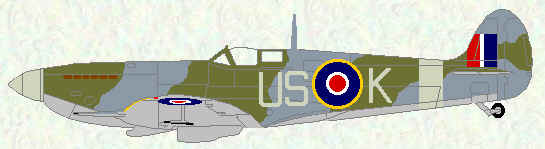 Spitfire IX of No 56 Squadron