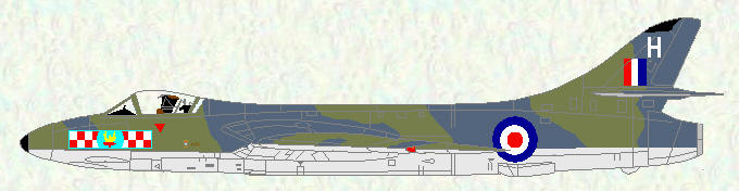 Hunter F Mk 5 of No 56 Squadron
