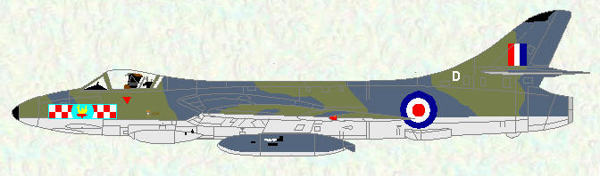 Hunter F Mk 6 of No 56 Squadron