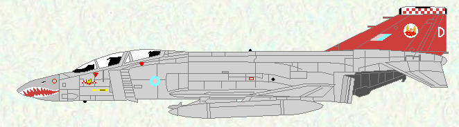 Phantom FGR Mk 2 of No 56 Squadron (low visibility scheme)