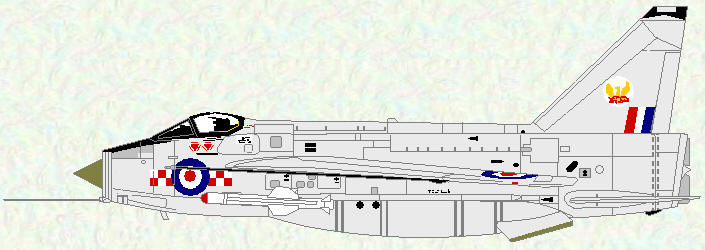 Lightning F Mk 6 of No 56 Squadron