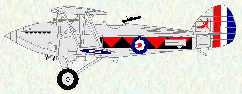 Hawker Hart of No 601 Squadron