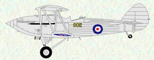 Hawker Hind of No 602 Squadron