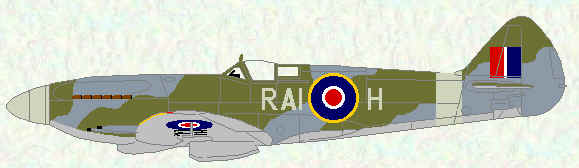 Spitfire F Mk 21 of No 602 Squadron (1947)