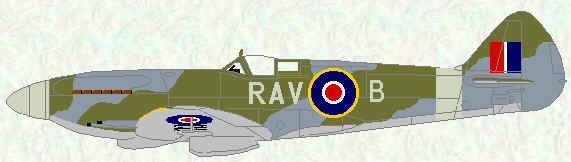 Spitfire F Mk 21 of No 615 Squadon (1946)