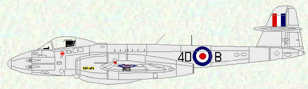Meteor F Mk 8 of No 74 Squadron