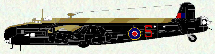 Halifax II Series 1(Special)  of No 76 Squadron (Middle East detachment)