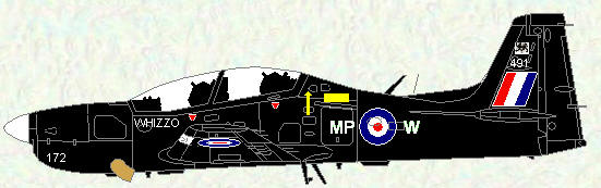 Tucano T Mk 1 of No 76 Squadron