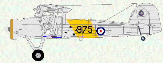 Swordfish I of No 825 Squadron (HMS Glorious 1938)