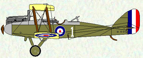 DH 9 of No 99 Squadron