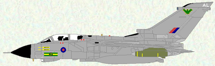 Tornado GR Mk 1 of No 9 Squadron (latest markings)