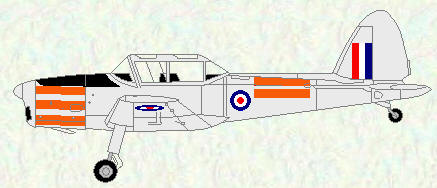 Chipmunk T Mk 10 - 'day-glo' trainer scheme