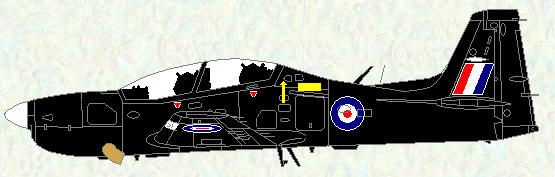 Tucano T Mk 1 - all black scheme