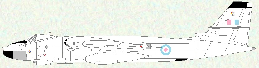 Valiant B (PR) Mk 1 of No 543 Squadron (Anti-flash finish)