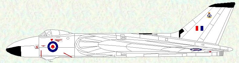 Vulcan B Mk 1 of No 101 Squadron