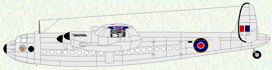 York C Mk 1 of No 511 Squadron (natural metal finish)