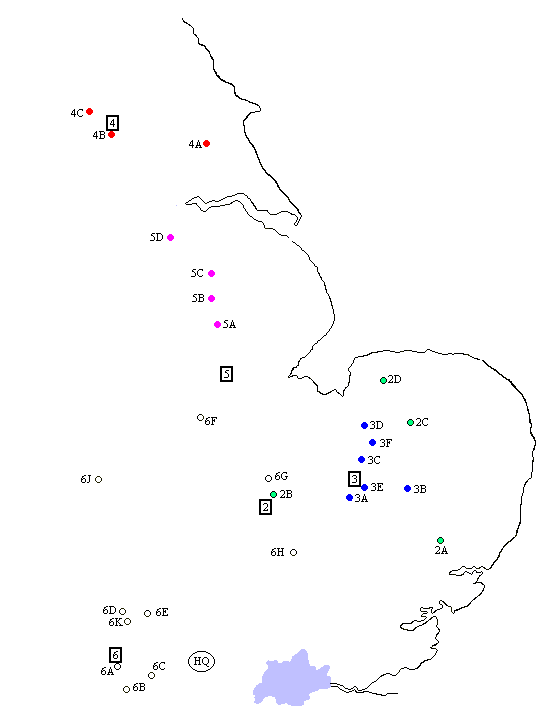 Bomber Command dispositions - 1940