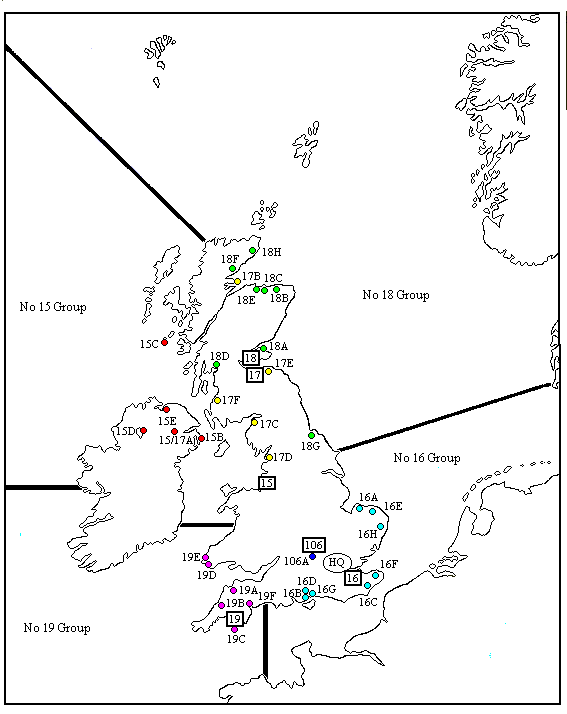 Coastal Command dispositions - July 1945