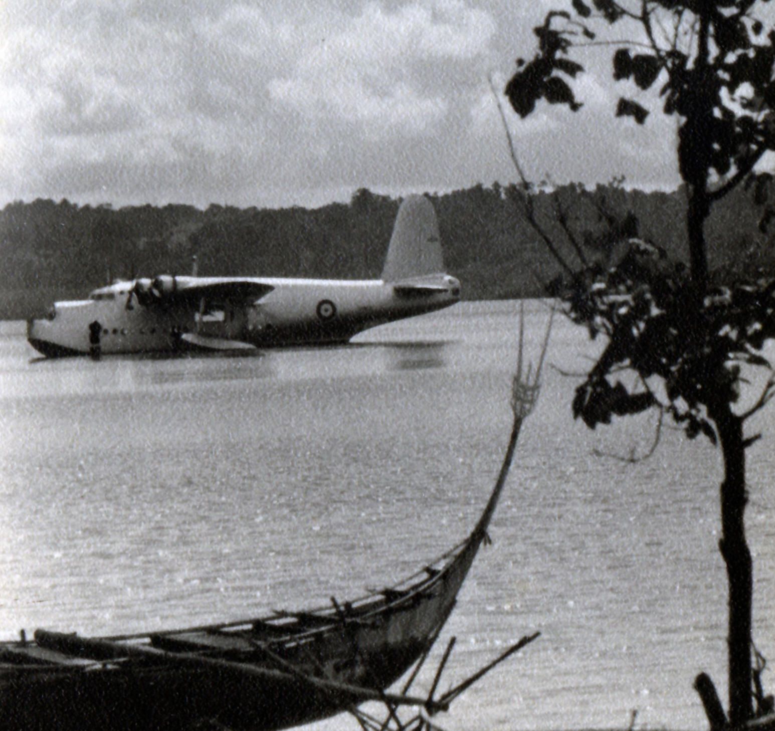 Sunderland of No 230 Sqn - Nicobar Islands in 1938 during from Singapore to Ceylon