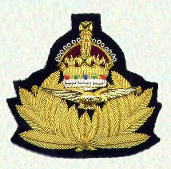 RNAS Officers cap badge