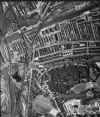 Vertical aerial view of Battersea taken on 12 May 1955