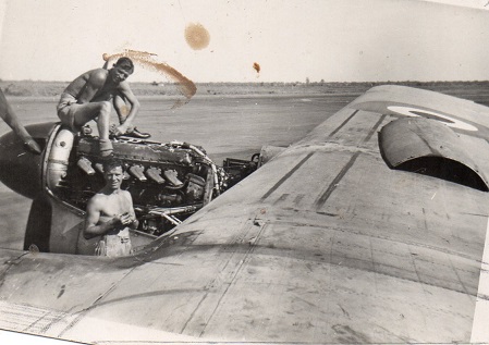 Ground Crew Engine Maintenance