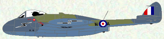 Venom FB Mk 1 of No 118 Squadron
