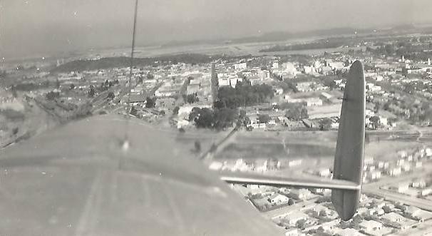 An aerial view of Salisbury in Southern Rhodesia