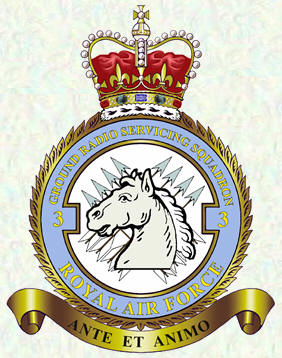 No 3 Ground Radio Servicing Squadron badge