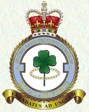 No 4 Ground Radio Servicing Squadron badge