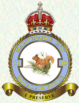 No 10 Maintenance Unit badge