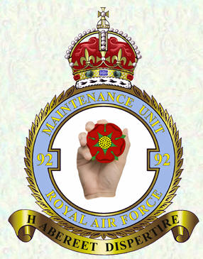 No 92 Maintenance Unit badge