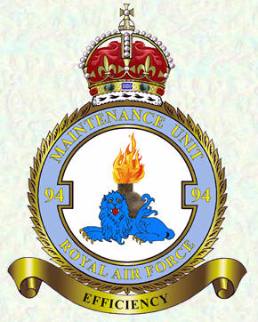 No 94 Maintenance Unit badge
