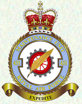 No 431 Maintenance Unit badge