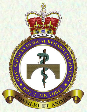 Joint Services Medical Rehabilitation Unit badge