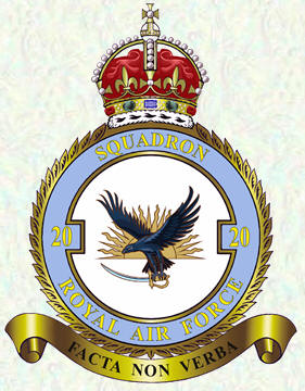 No 20 Squadron badge