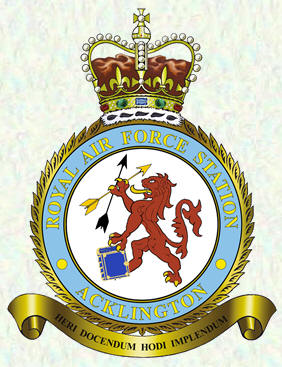 RAF Acklington badge