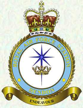 RAF Hendon badge